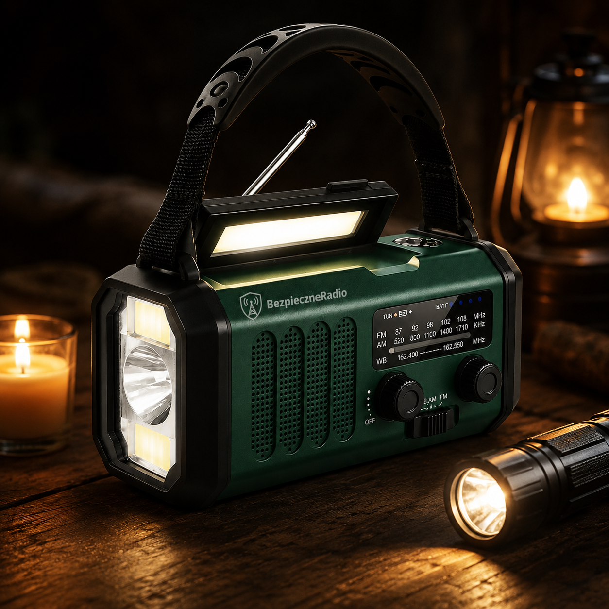 BezpieczneRadio 7w1 PRO — radio awaryjne